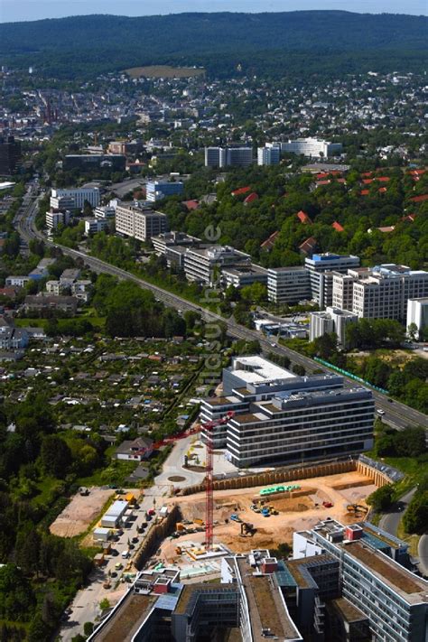 Luftbild Wiesbaden Neubau Eines B Ro Und Gesch Ftshauses Axa Abraham