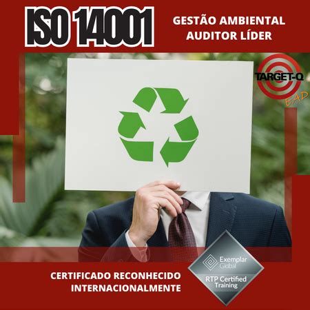 Treinamento Auditor Líder ISO 14001 2015 Gestão Ambiental Target Q