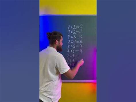 Красивый способ умножения на 8 🤓 - YouTube
