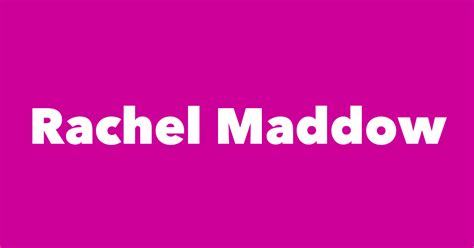 Rachel Maddow - Spouse, Children, Birthday & More