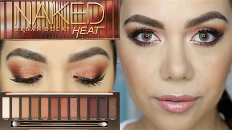 URBAN DECAY NAKED HEAT RESEÑA SWATCHES LOOK MARIEBELLE