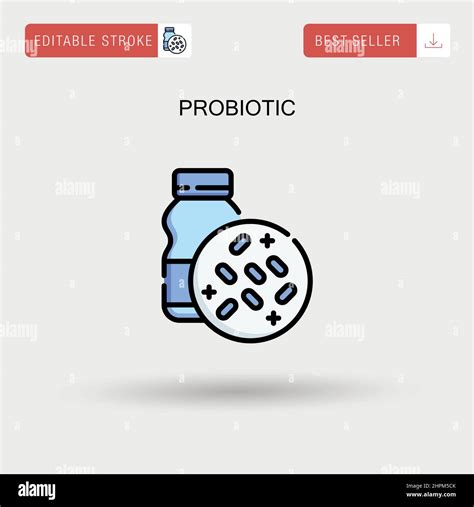 Probiotic Simple Vector Icon Stock Vector Image And Art Alamy