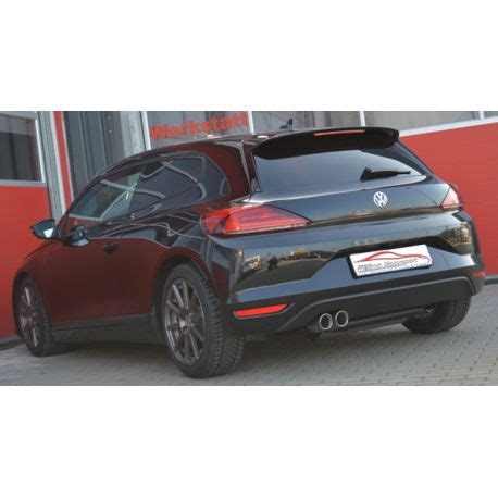 Sport Exhaust Silencer Vw Scirocco Iii Ece Approval A X