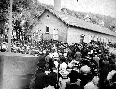 Gathering in front of Albert Lea Cemetery, Albert Lea, Minnesota, 1910 ...