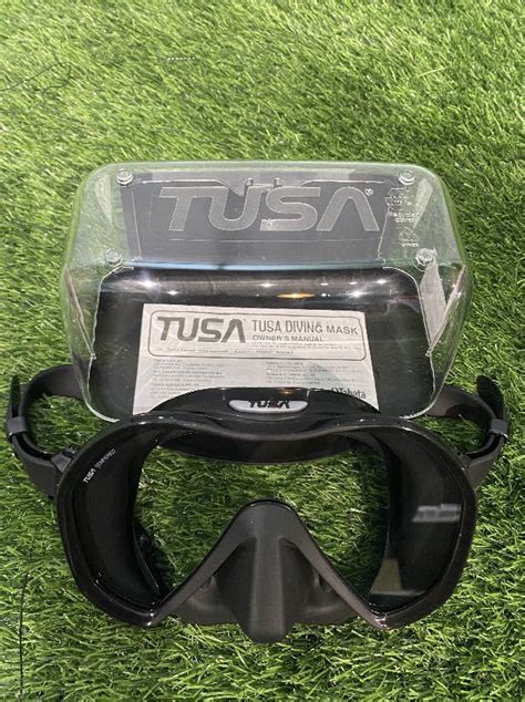 代購代標第一品牌樂淘letao新品 TUSA Zensee ダイビング マスク M1010 QB 黒