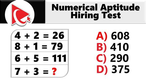 Numerical Aptitude Test Practice Assessment Tests