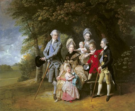 "Queen Charlotte (1744-1818) with members of her family" Johann Zoffany ...