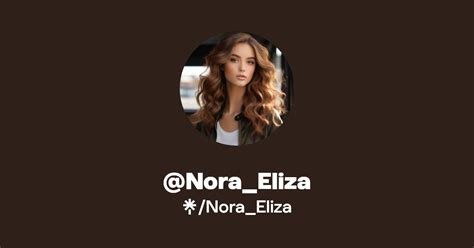 Nora Eliza Instagram Tiktok Linktree