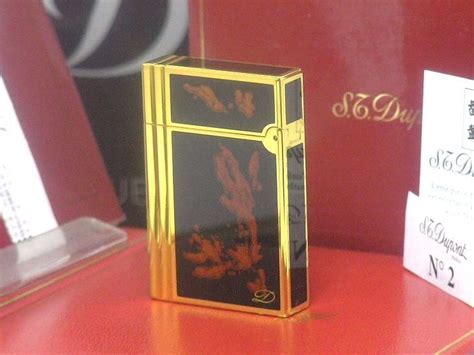 S T Dupont Yellow Gold Lacquer Line 2 Gatsby Gaslighter EBay