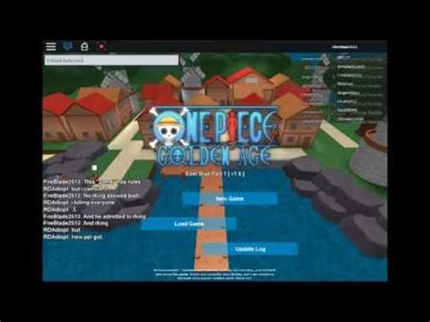 Roblox One Piece Golden Age Rker YouTube