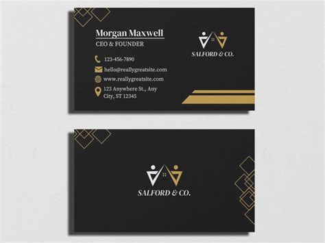 Minimalist business card design | Upwork