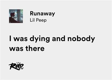 Relatable Iconic Lyrics On Twitter Lil Peep Runaway