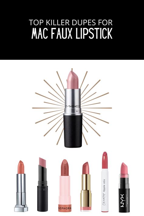 MAC Faux Lipstick Dupes | Mac faux lipstick, Mac faux lipstick dupe ...