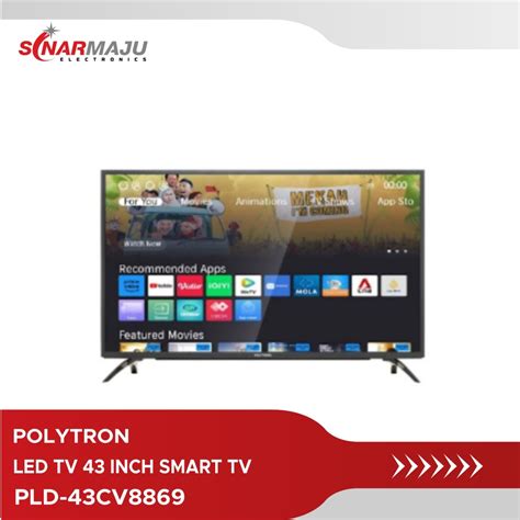 Led Tv Inch Smart Tv Polytron Full Hd Pld Cv