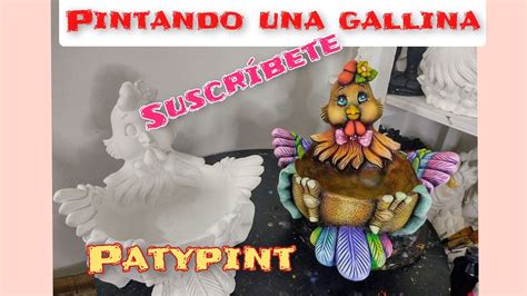 Como Pintar Una Gallina Huevera Patypintpatypint Youtube