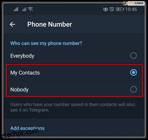 Como Ocultar Seu N Mero De Telefone No Telegram Etechpt