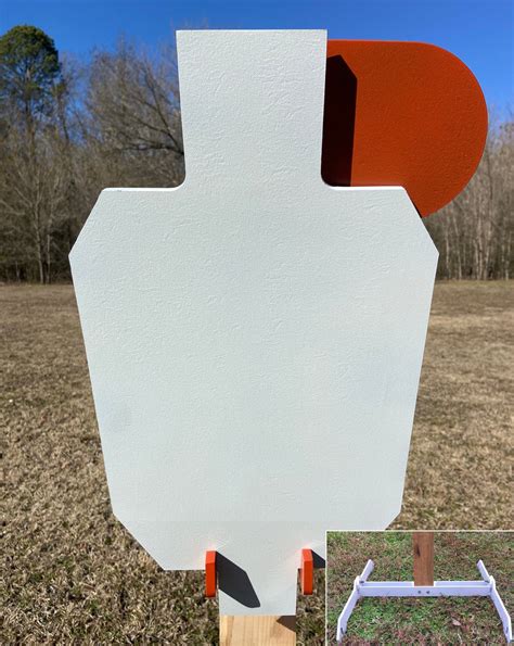 Magnum Target 3 8 Ar500 Steel Hostage Reactive Full Size Idpa Shootin