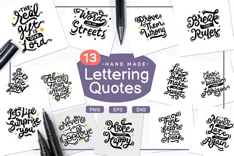 Lettering Quotes Collection