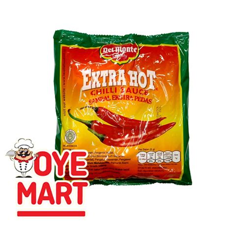 Jual Delmonte Extra Hot Sachet Gr X Pcs Saus Sambal Sachet Del Monte Shopee Indonesia