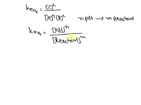 SOLVED What Is The Gas Phase Chemical Reaction That Corresponds To The