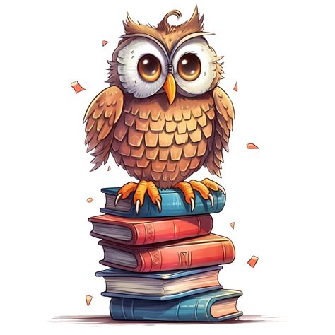 Owl Book Clipart