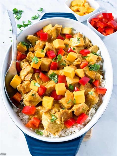 Easy Stovetop Mango Chicken Flavour And Savour