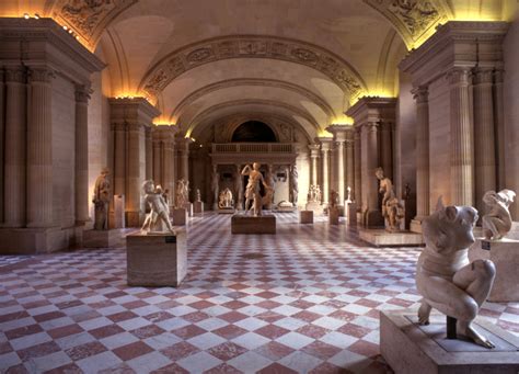 Louvre Paris The Salle Des Caryatides Sully Wing RIBA Pix