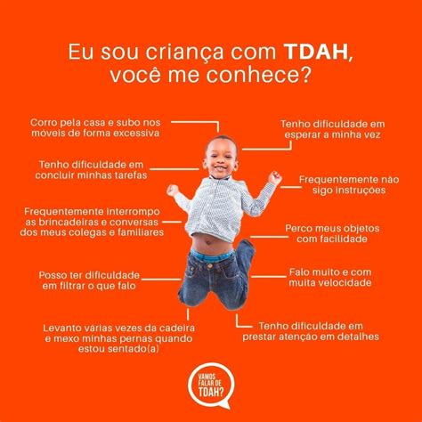 Como Saber Se A Criança Tem Tdah - Sintomas De Criança Com Tdah - NAZAEDU