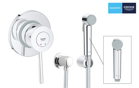 Гигиенический душ с смесителем GROHE BauClassic UA202606QF (29048000 ...