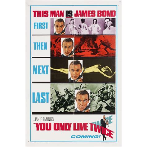 You Only Live Twice Film Poster 1967 For Sale At 1stDibs You Only