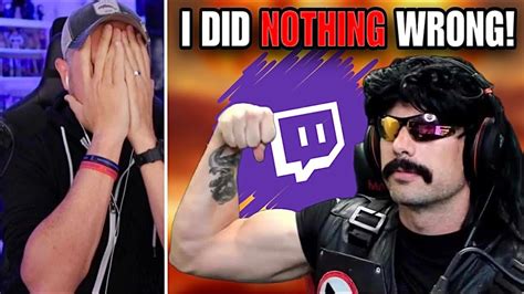 I Didnt Do Anything Wrong Dr Disrespect Responds To Twitch