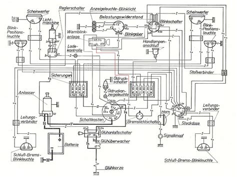 Schaltplan Traktor Oldtimer - Wiring Diagram