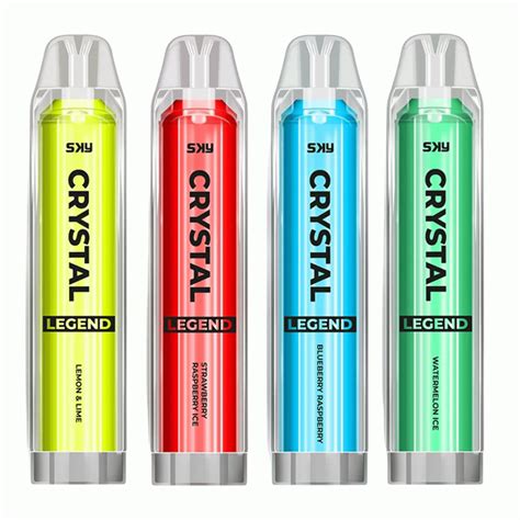 Sky Crystal Legend Bar 4000 Disposable Vape Pod Box Of 10 Vape Korner