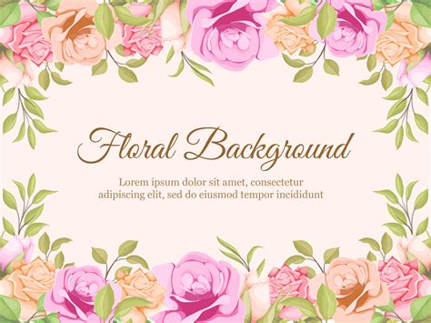 Wedding Background Flower Concept Design Graphic by lukasdediz ...