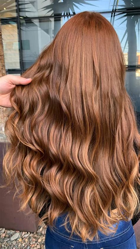Ruivo Acobreado Nude Dourado Curitiba Cabelo Tran A Cabelo Bonito Cor De Cabelo Ruivo