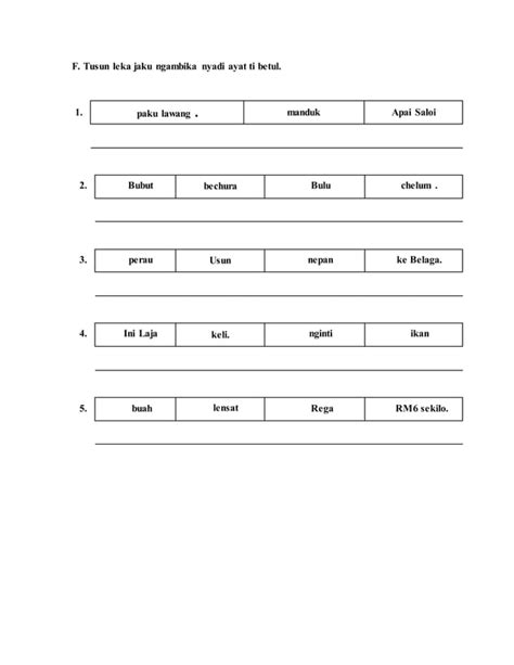 Soalan Bahasa Iban Tahun 1 PKSR 2 PDF