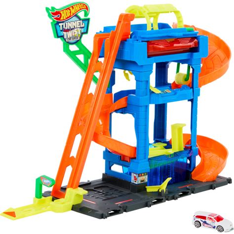 Hot Wheels City Tunnel Twist Car Wash Mr Toys Toyworld