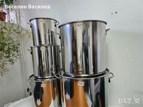 Казан с капак от неръждаема стомана в Съдове за готвене в гр. Варна ...