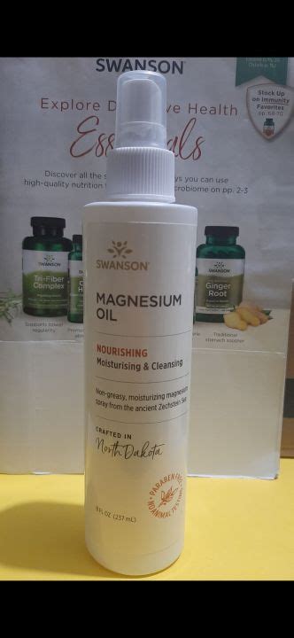 Magnesium Oil Spray Ml Pure Magnesium Chloride Brine From The