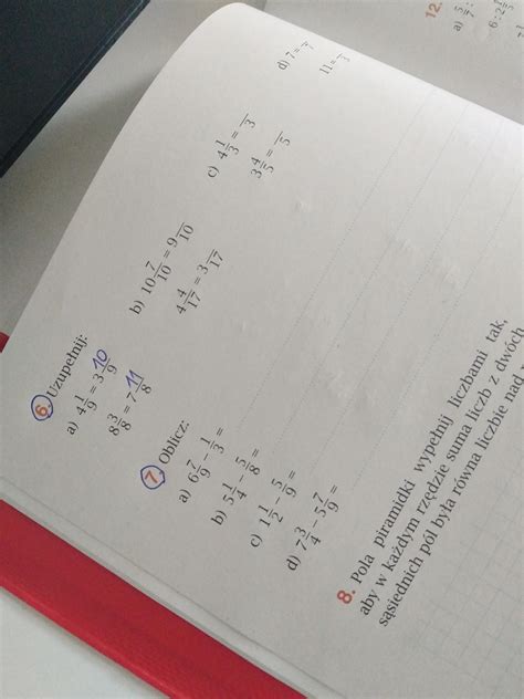 Proszę O Pomoc ️ Matematyka Z Plusem Klasa 6 Str 10 Zad 6 I 7 Brainly Pl