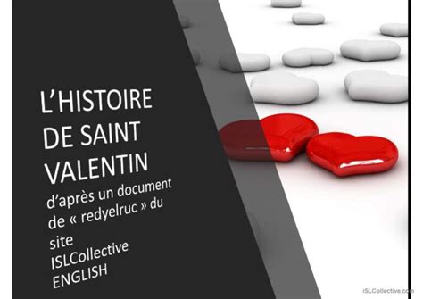 L Histoire De La Saint Valentin Fran Ais Fle Powerpoints