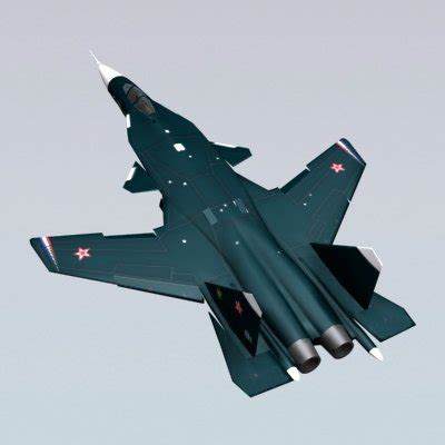 Su-47 3D Model - 3DHunt.co