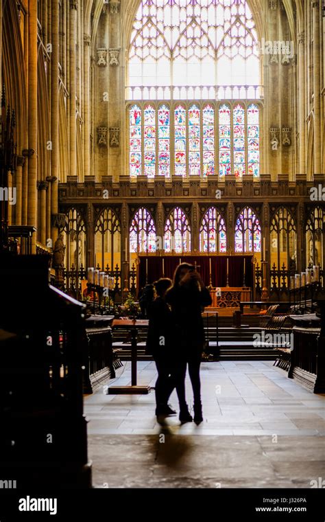 Inside York Minster Stock Photo Alamy