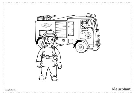 Пожарка раскраска - 75 фото