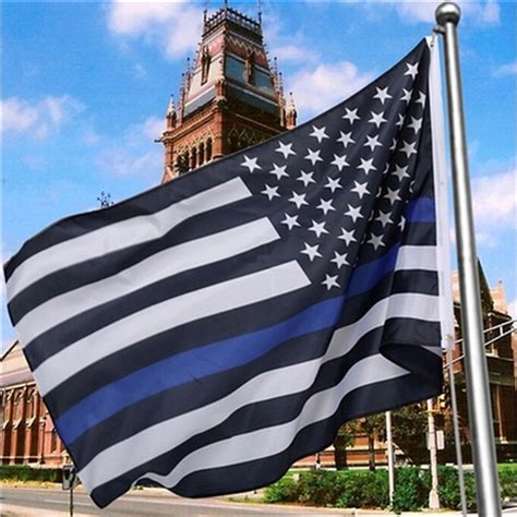 Usa Police Flags Size 90×150 Cm The Thin Blue Line The Thin Red Line