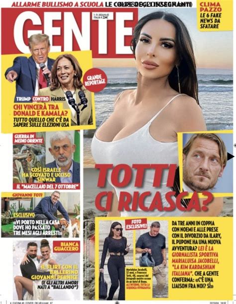 Cosa Sappiamo Del Presunto Flirt Tra Marialuisa Jacobelli E Francesco Totti