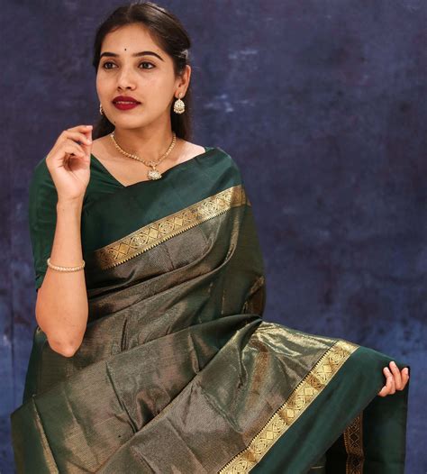 Green Kanchipuram Silk Saree