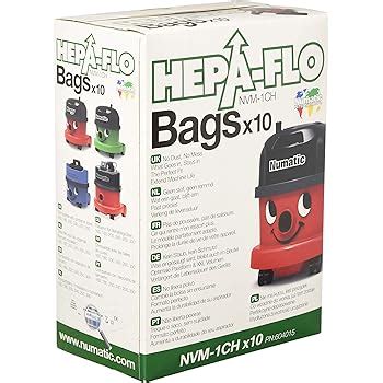 Lot De Sacs Numatic Nvm Ch Pour Aspirateur Henry Amazon Fr