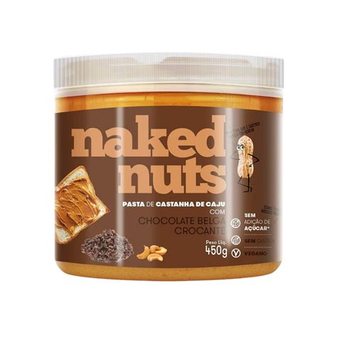 Pasta De Castanha De Caju Naked Nuts Chocolate Belga Crocante 450g