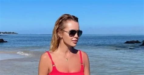 Amanda Holden Strips To Bikini And Flaunts Abs Sending Fans Wild Birmingham Live